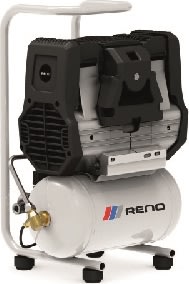 Reno oliefri kompressor, 6 l beholder