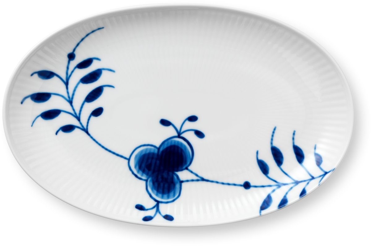 Royal Copenhagen Blå Mega Asiet, 23 cm, 4 stk.