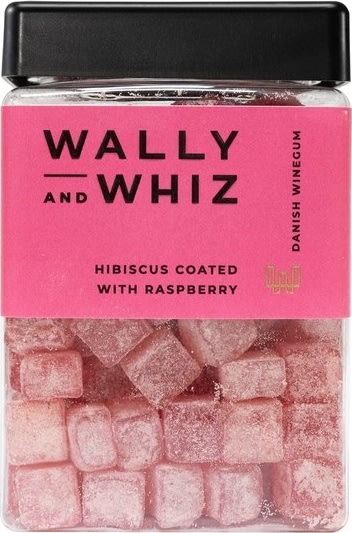 Wally and Whiz Vingummi m. Hibiscus/hindbær, 240 g