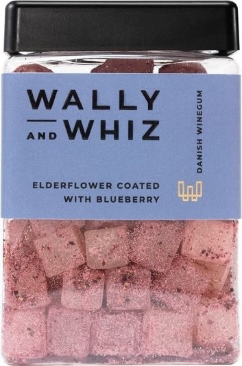 Wally and Whiz Vingummi m.Hyldeblomst/blåbær, 240g