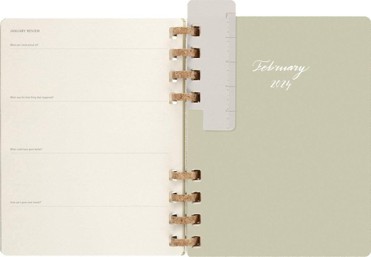 Moleskine 2024 Spiralkalender XL Kiwi Lomax