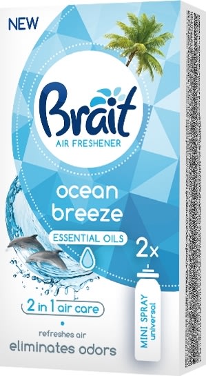Brait Luftfrisker Mini Refill | Ocean | 2x10 ml