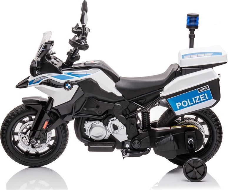 Elbil BMW F850 GS politi motorcykel til børn