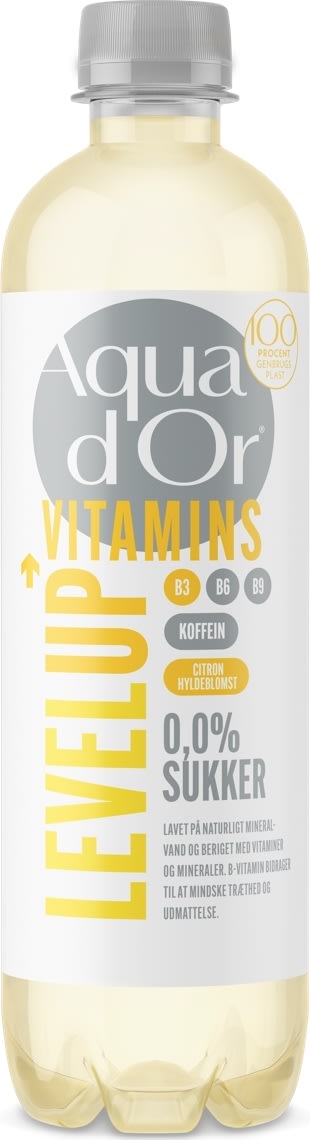Aqua d'or Vitamins Citron/Hyldeblomst 0,5 L