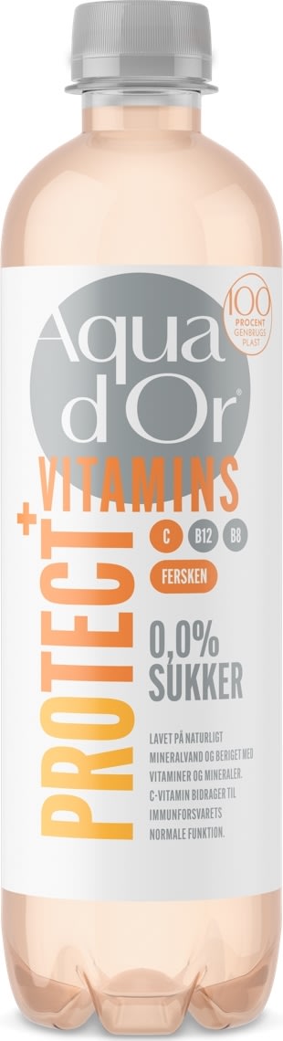 Aqua d'or Vitamins Fersken 0,5 L