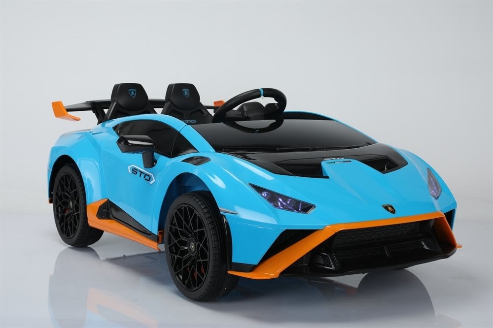 DEMO:Elbil Lamborghini Huracan drifter t/børn, blå