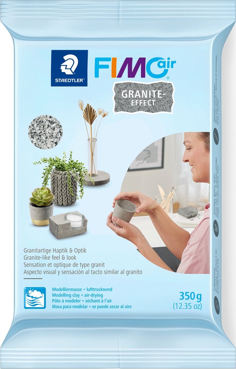 Fimo Air Effect Ler, 350g, granite