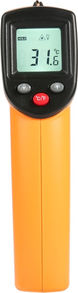 Napoli Infrarød Termometer, orange/sort