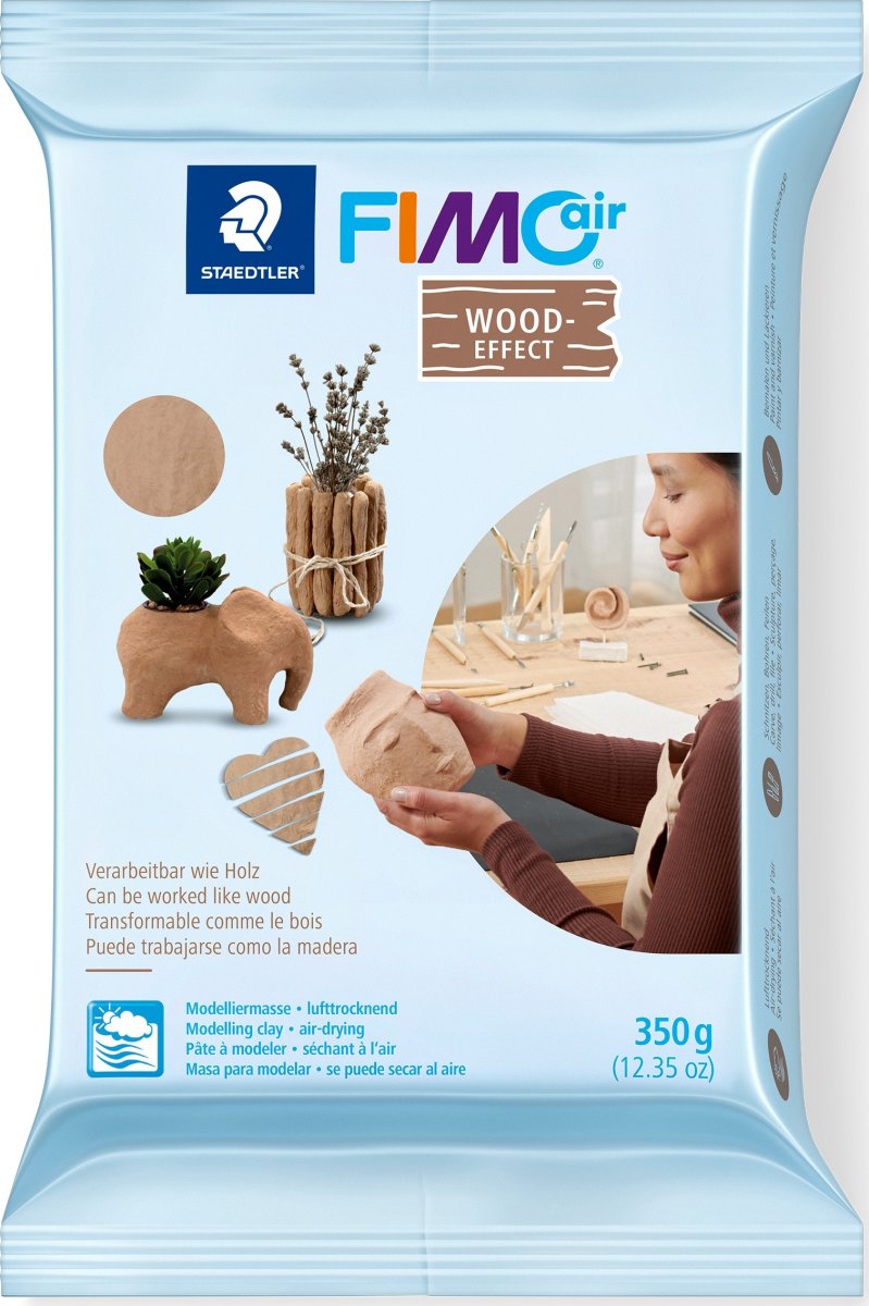 Fimo Air Effect Ler, 350g, wood