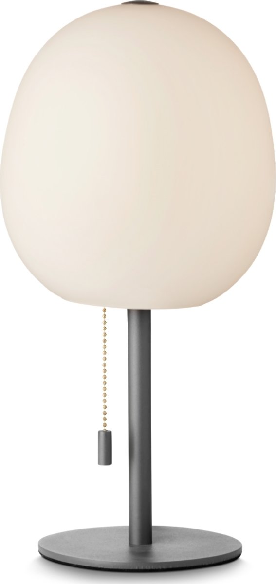 Wrong Bordlampe Ø16 cm, Opal/grå