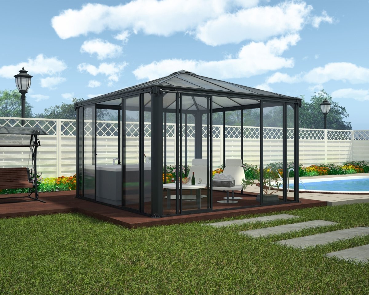 Palram - Canopia Palermo pavillon 3600 lukkesystem