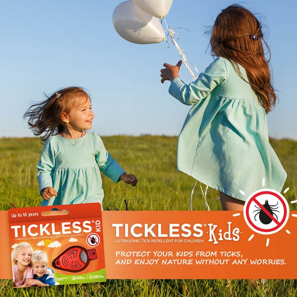 Tickless Baby/Kid Flåtbeskyttelse, orange