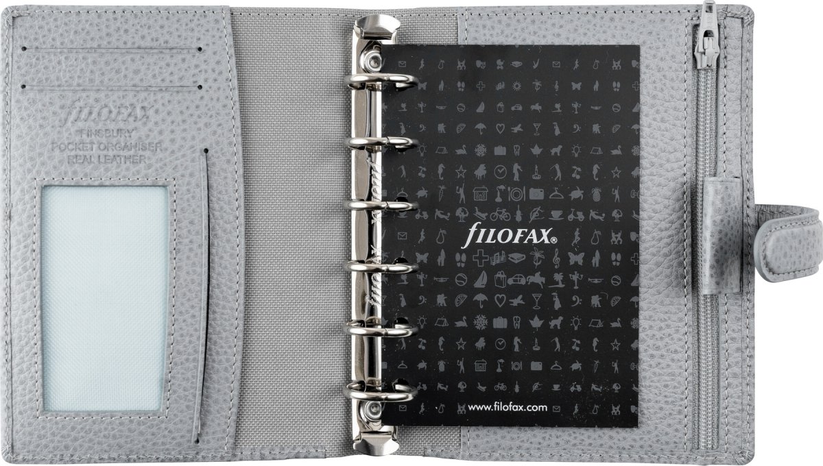 Filofax Finsbury Kalenderomslag | Pocket | Grey