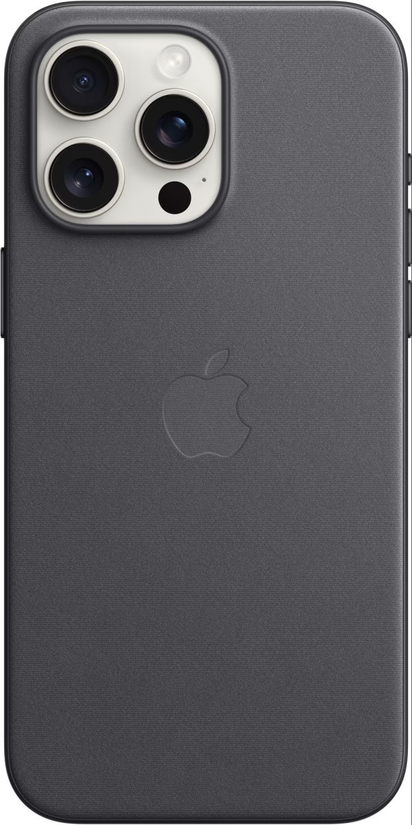 Apple iPhone 15 Pro Max FineWoven cover, sort