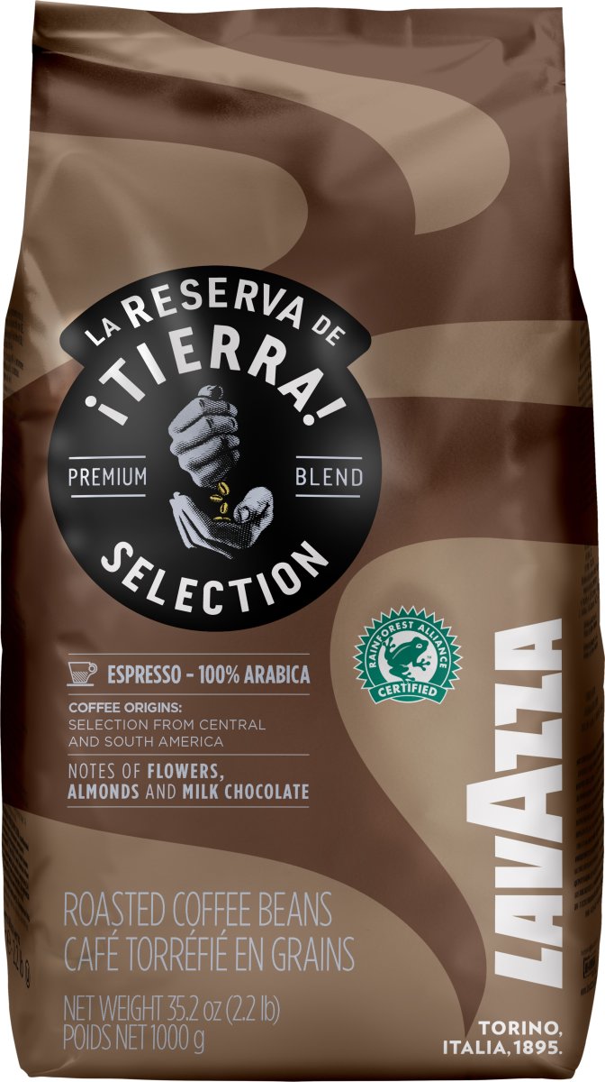 Lavazza Tierra Selection Espresso helbønner 1000g