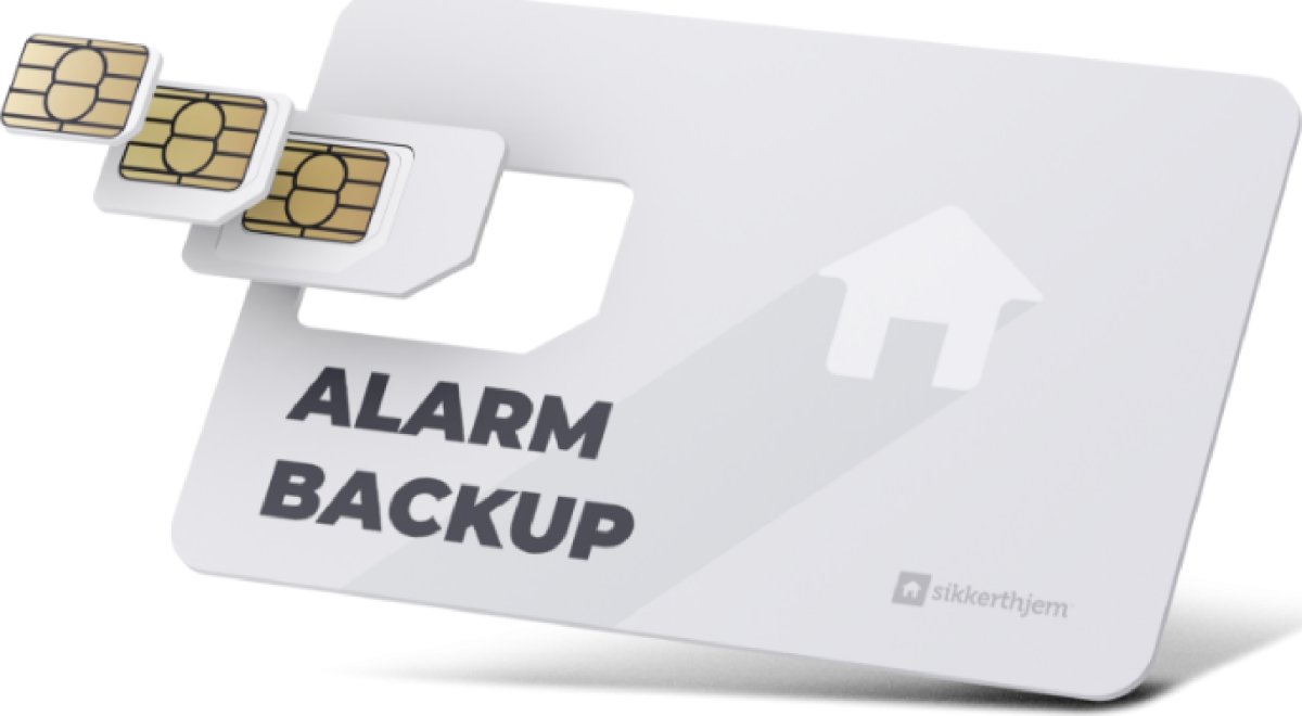 SikkertHjem Alarm Backup SIM (12 mdr)