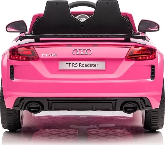 Elbil Audi TT RS Roadster til børn, lyserød