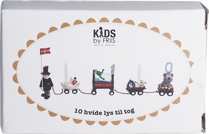Kids by Friis 10 stk. lys til fødseldagstog -