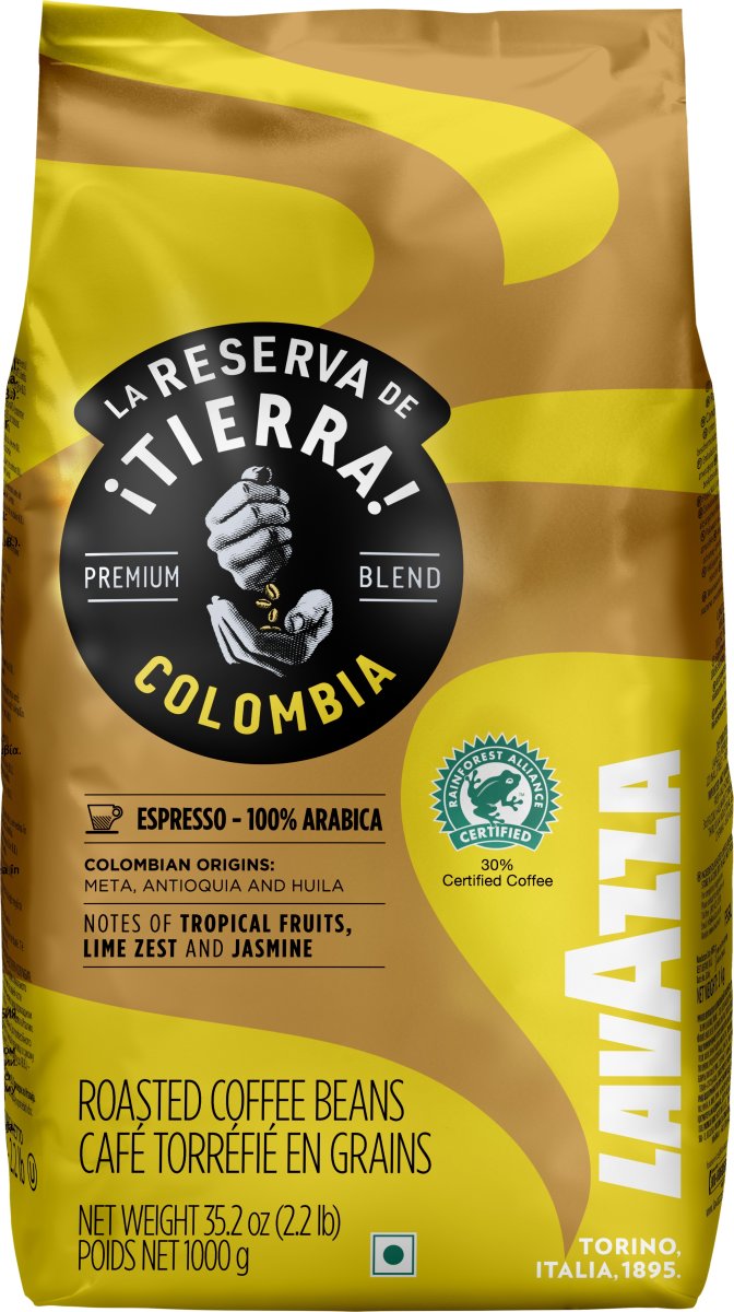 Lavazza Tierra Columbia Espresso helbønner, 1000g