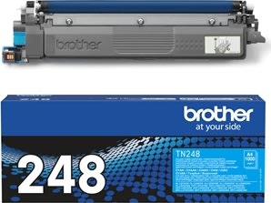 Brother TN248C lasertoner, cyan, 1K