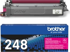 Brother TN248M lasertoner, magenta, 1K