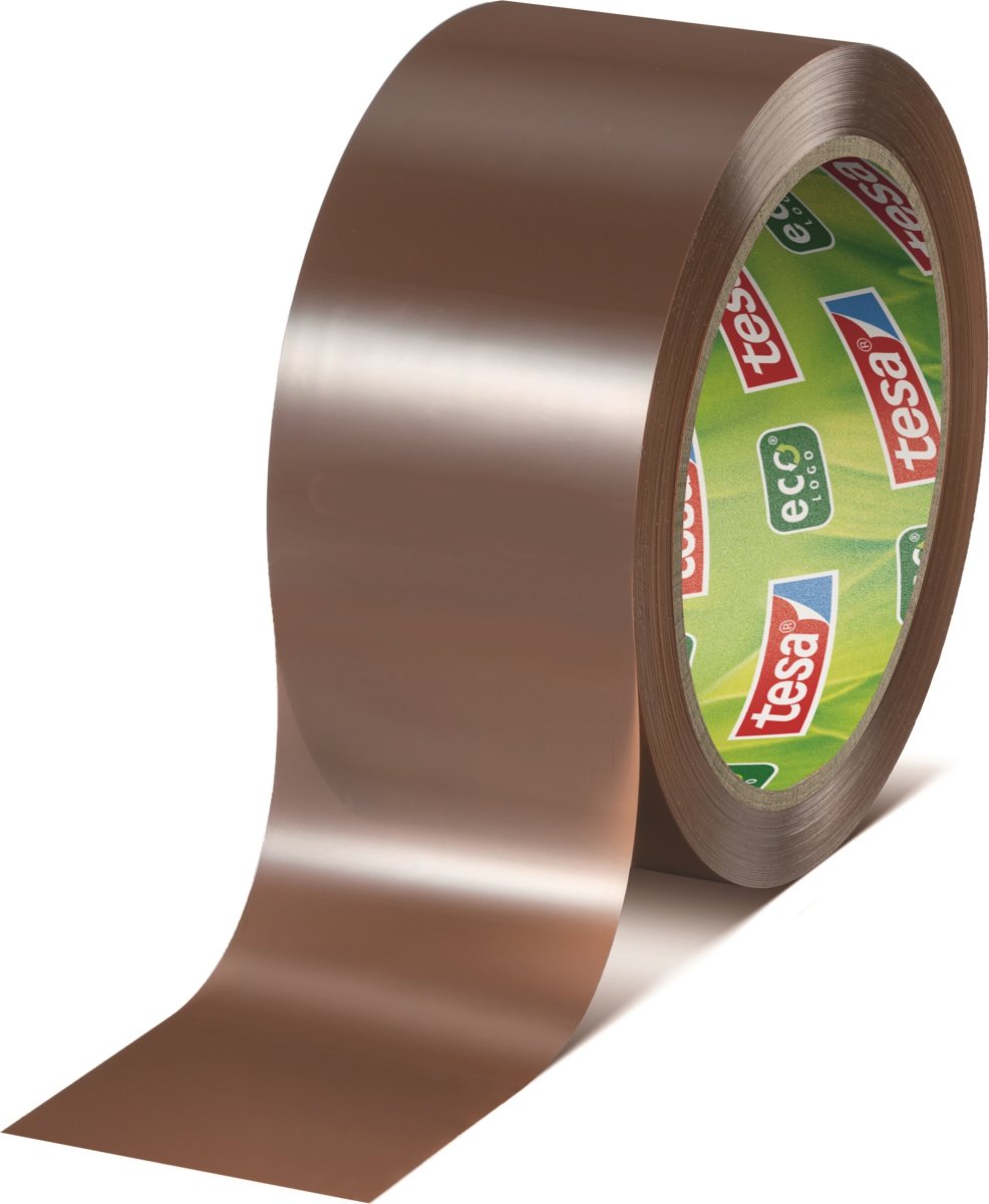 tesa ecoLogo Pakketape | US | 50mm x 66m | Brun