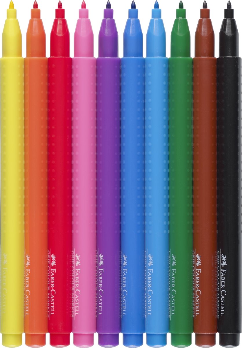 Faber-Castell Grip Tusser | 10 farver