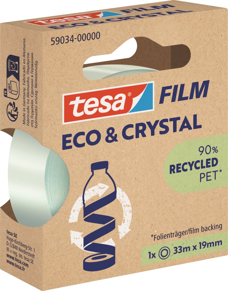 tesa Eco Crystal Tape | 19mm x 33m