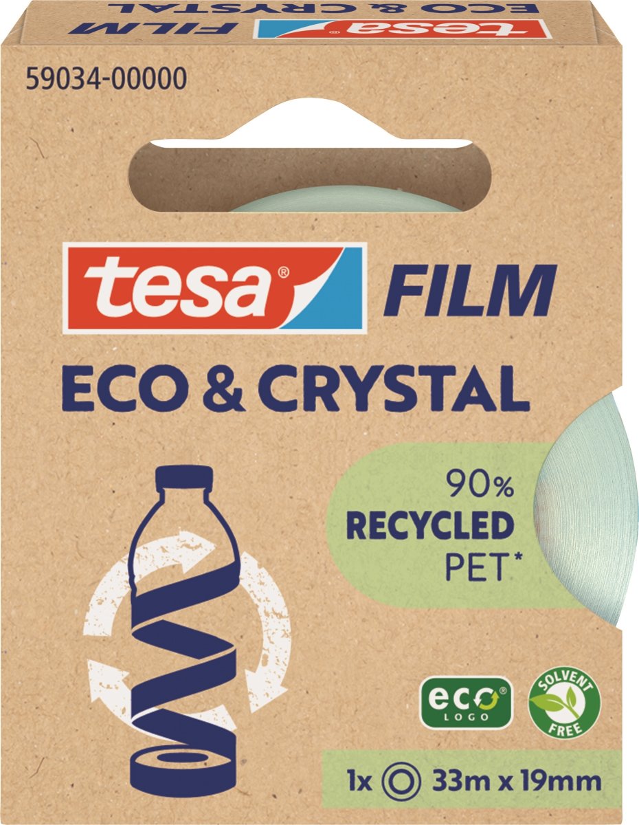 tesa Eco Crystal Tape | 19mm x 33m