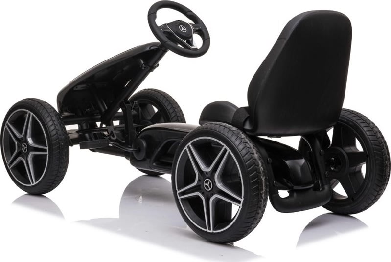 Mercedes Benz pedal-drevet Gokart til børn, sort