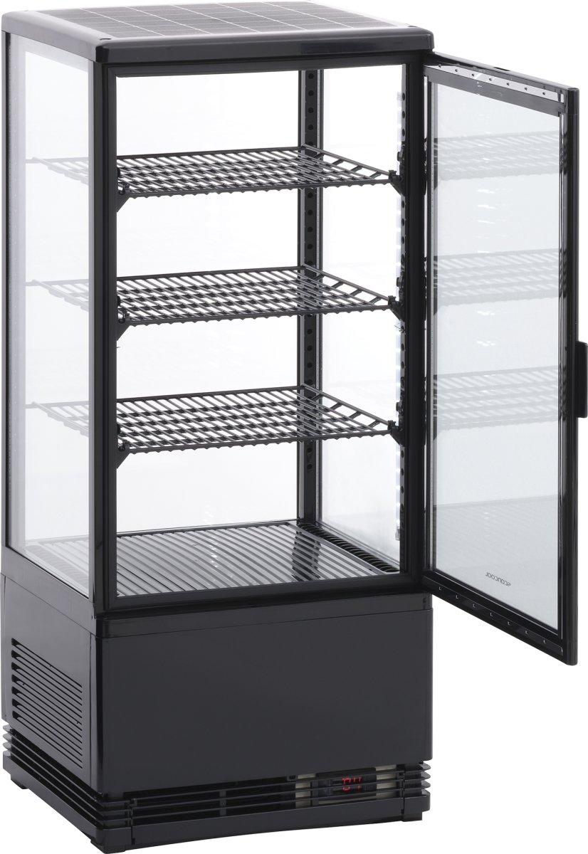 Scandomestic RT 82 BE Displaykøleskab, sort