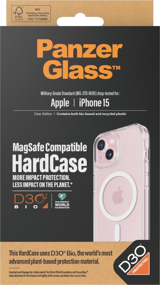 Panzerglass HardCase cover iPhone 15