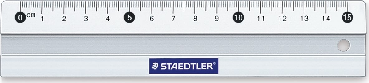 Staedtler Mars Lineal | Aluminium | 15 cm