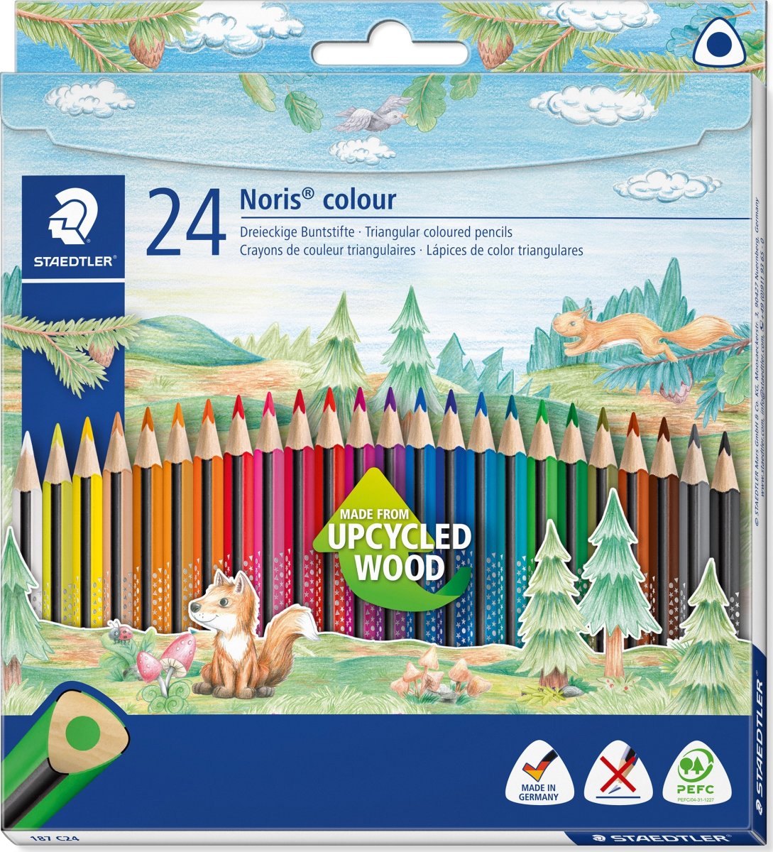 Staedtler Noris 187 Farveblyanter | 24 farver