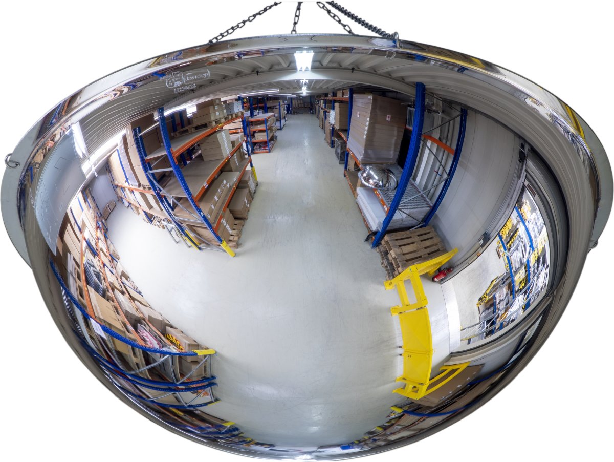 Spejlkuppel 360 grader, akryl, 90 cm