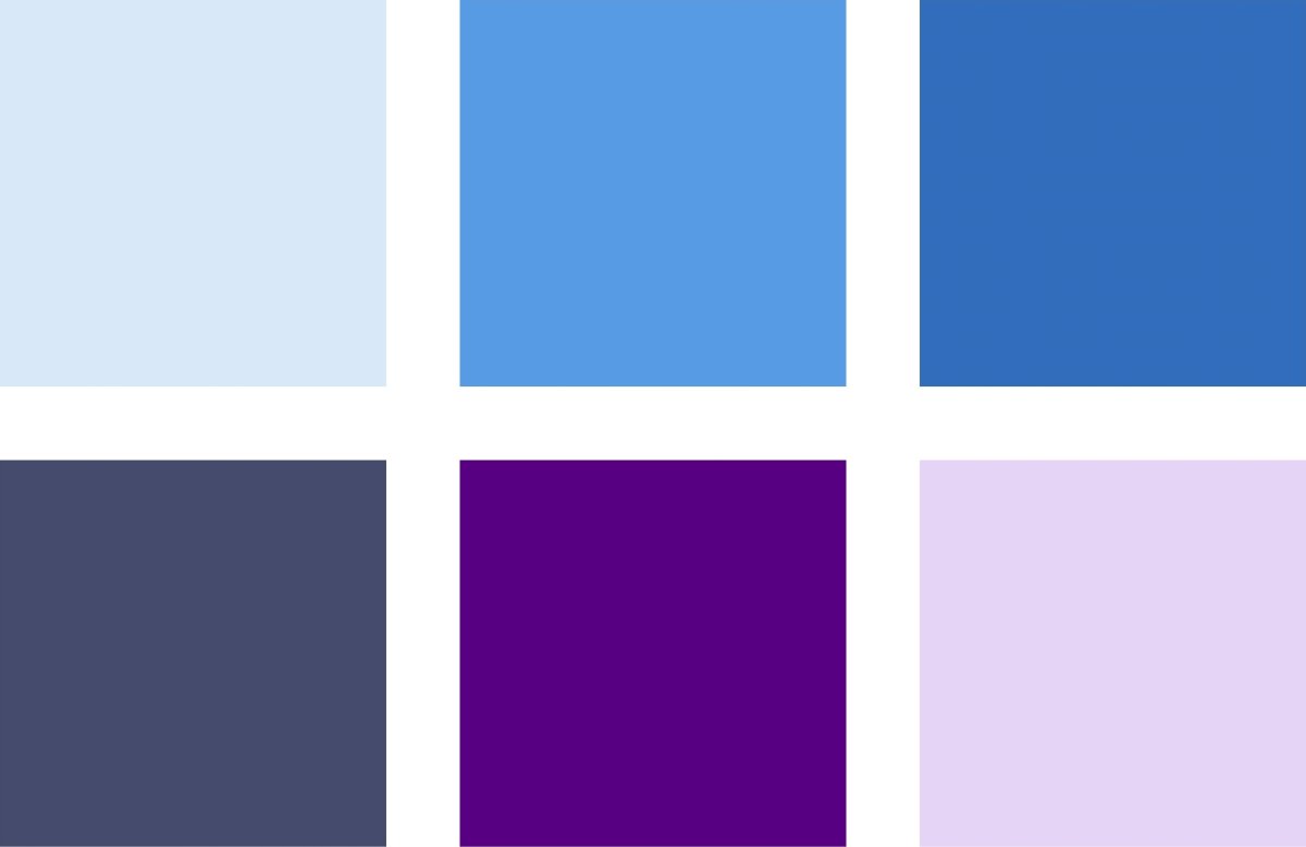 Staedtler PA Brush Pen | Blå/violet | 6 farver