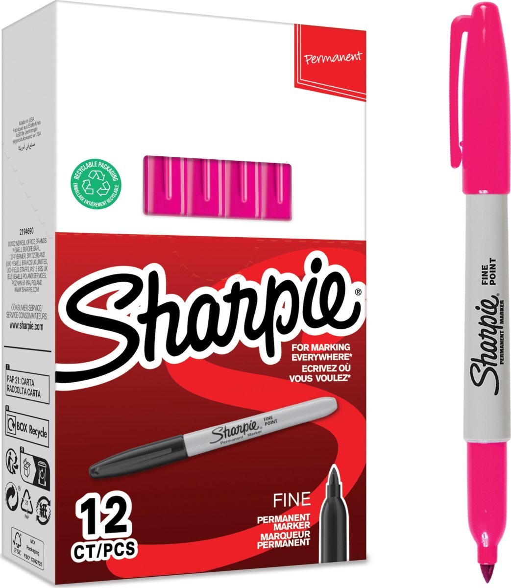 Sharpie Permanent Marker | F | Magenta