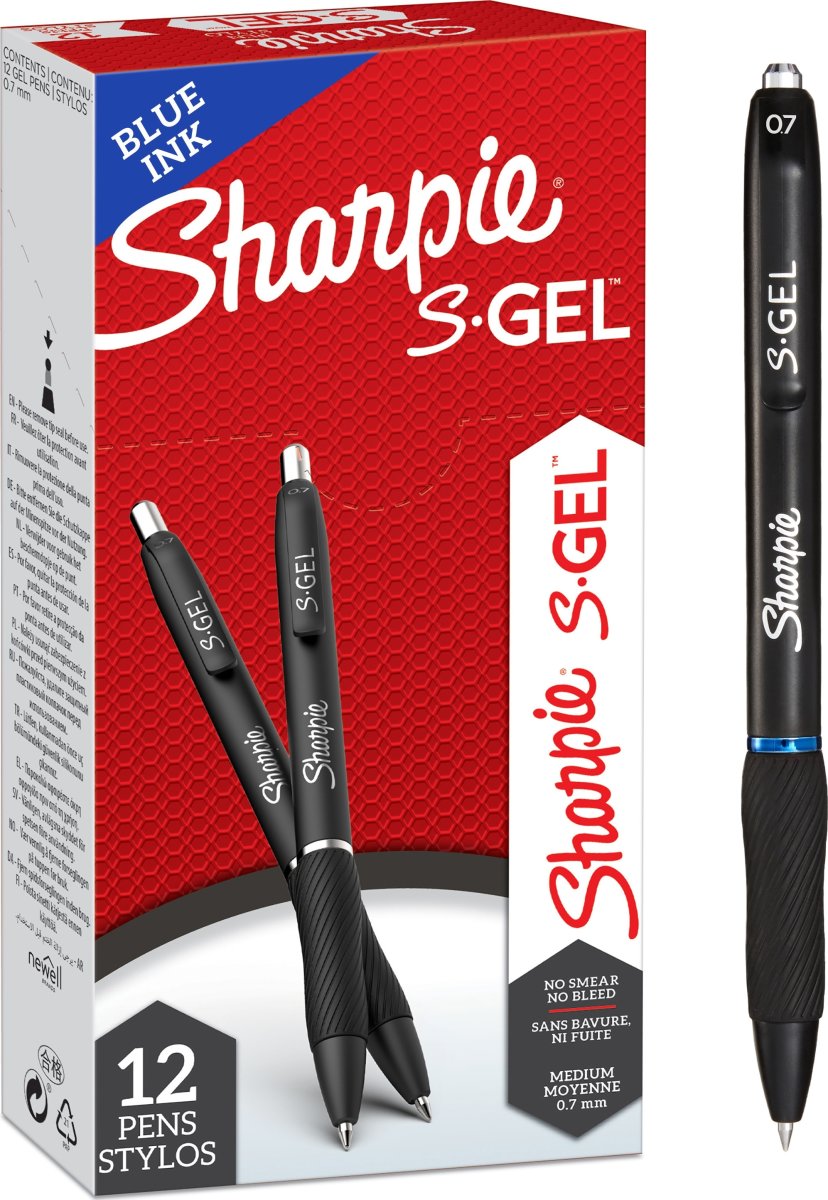 Sharpie S-Gel Rollerpen | Blå