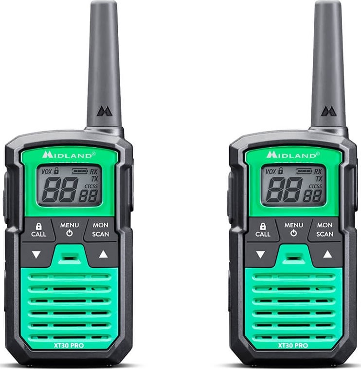 Midland XT30 Pro walkie talkie, grøn