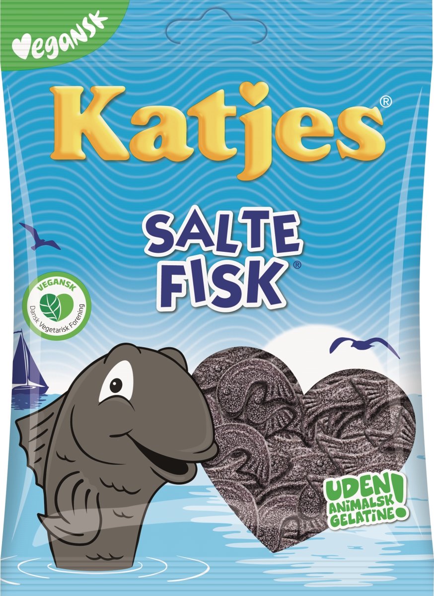 Katjes Salte Fisk, 175 g