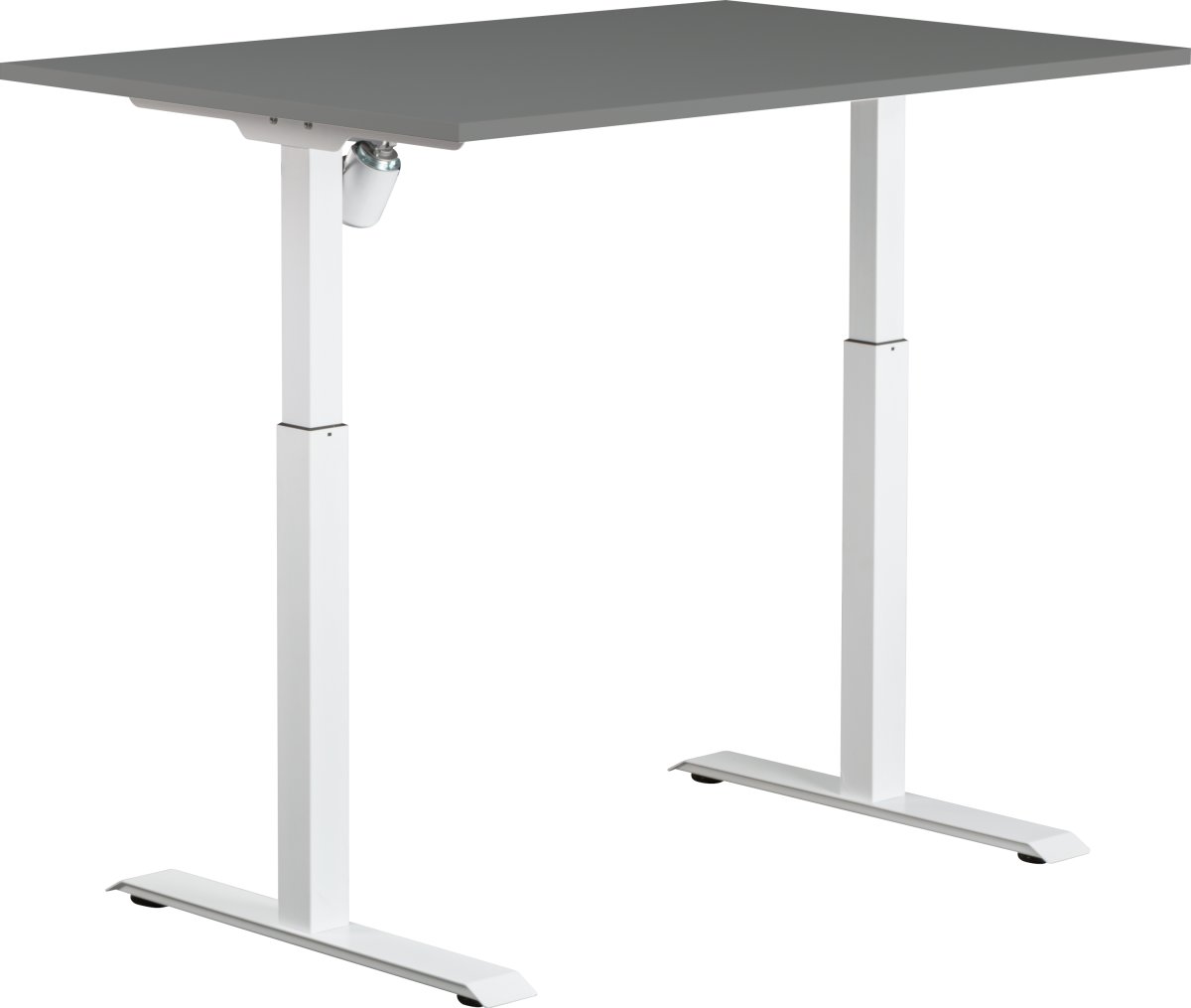 Sun-Flex I hæve/sænkebord, 120x80, Hvid/grå