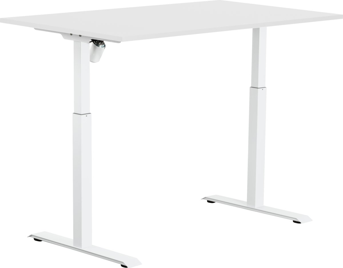 Sun-Flex I hæve/sænkebord, 140x80, Hvid/hvid