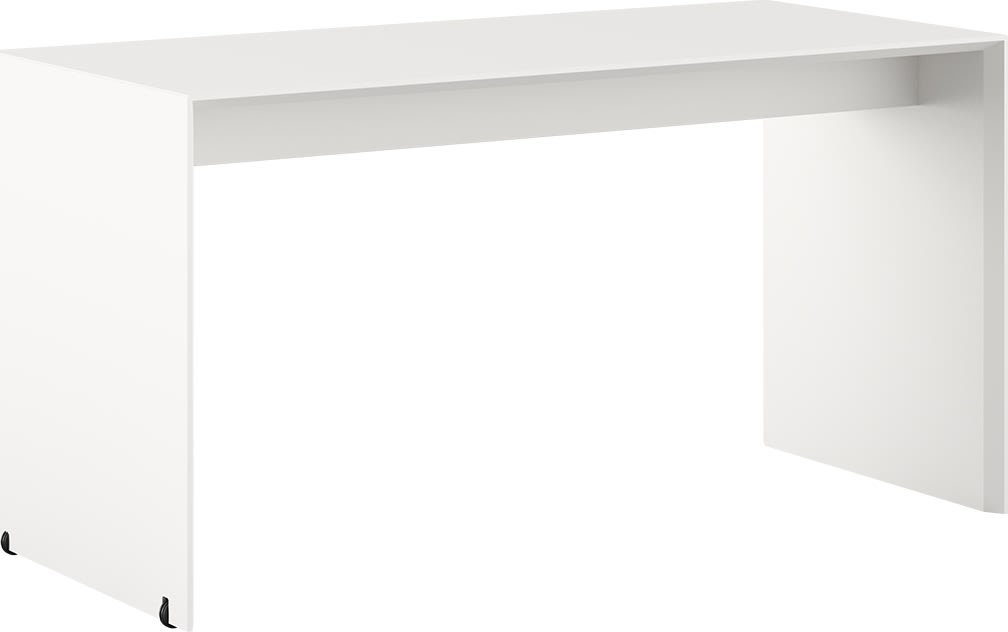 Andersen Højbord 180x80x93 cm, hvid laminat/eg