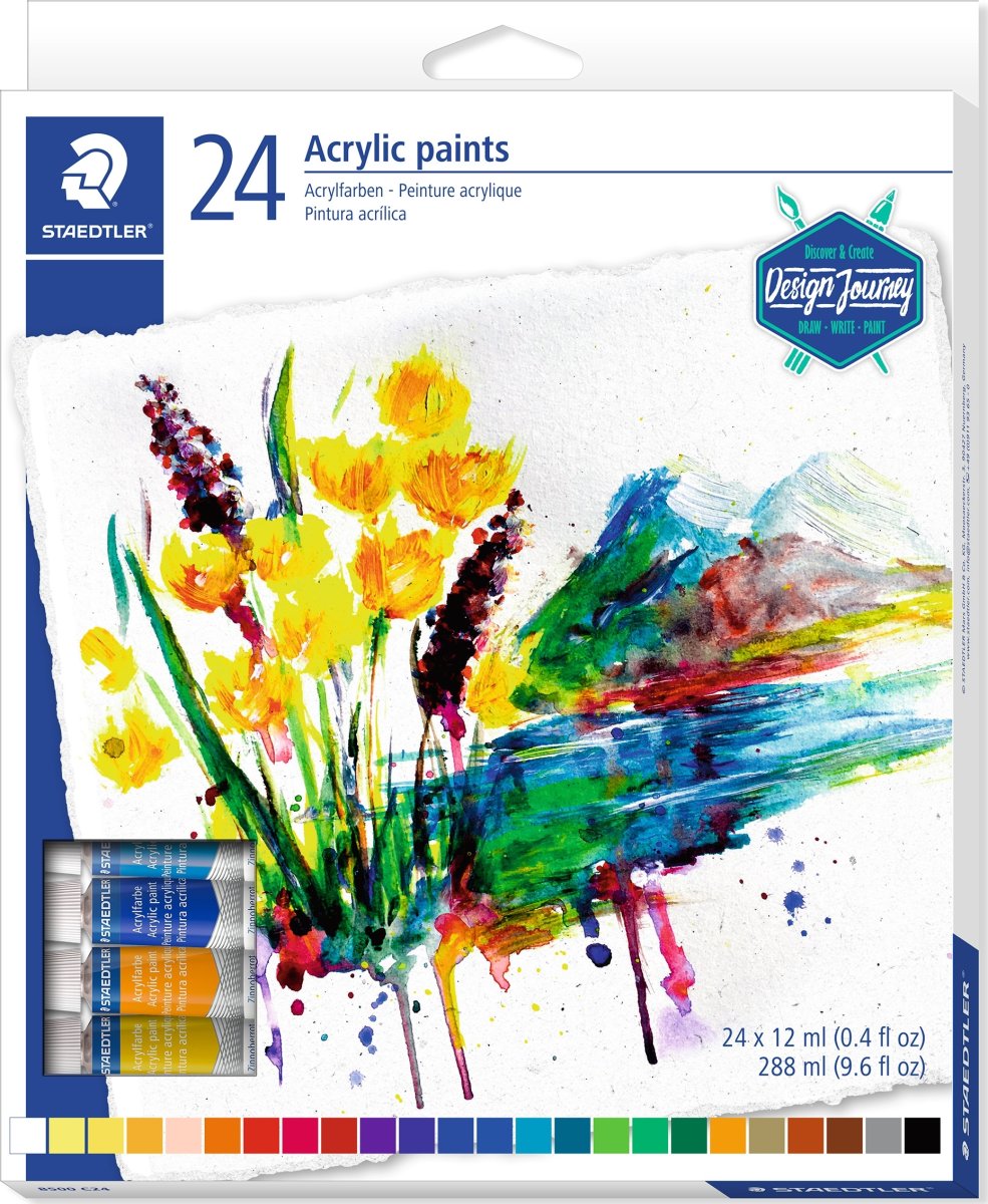Staedtler DJ Akrylmaling | 24 farver