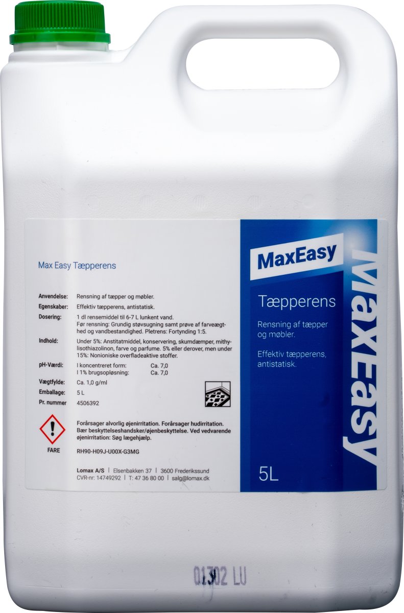 Max Easy Tæpperens | 5 L