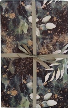 Gavepapir, Lux Green, 57cm x 6m