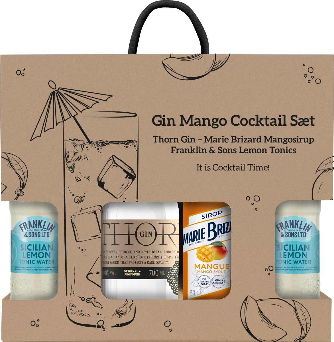 Gin Mango Cocktail Sæt