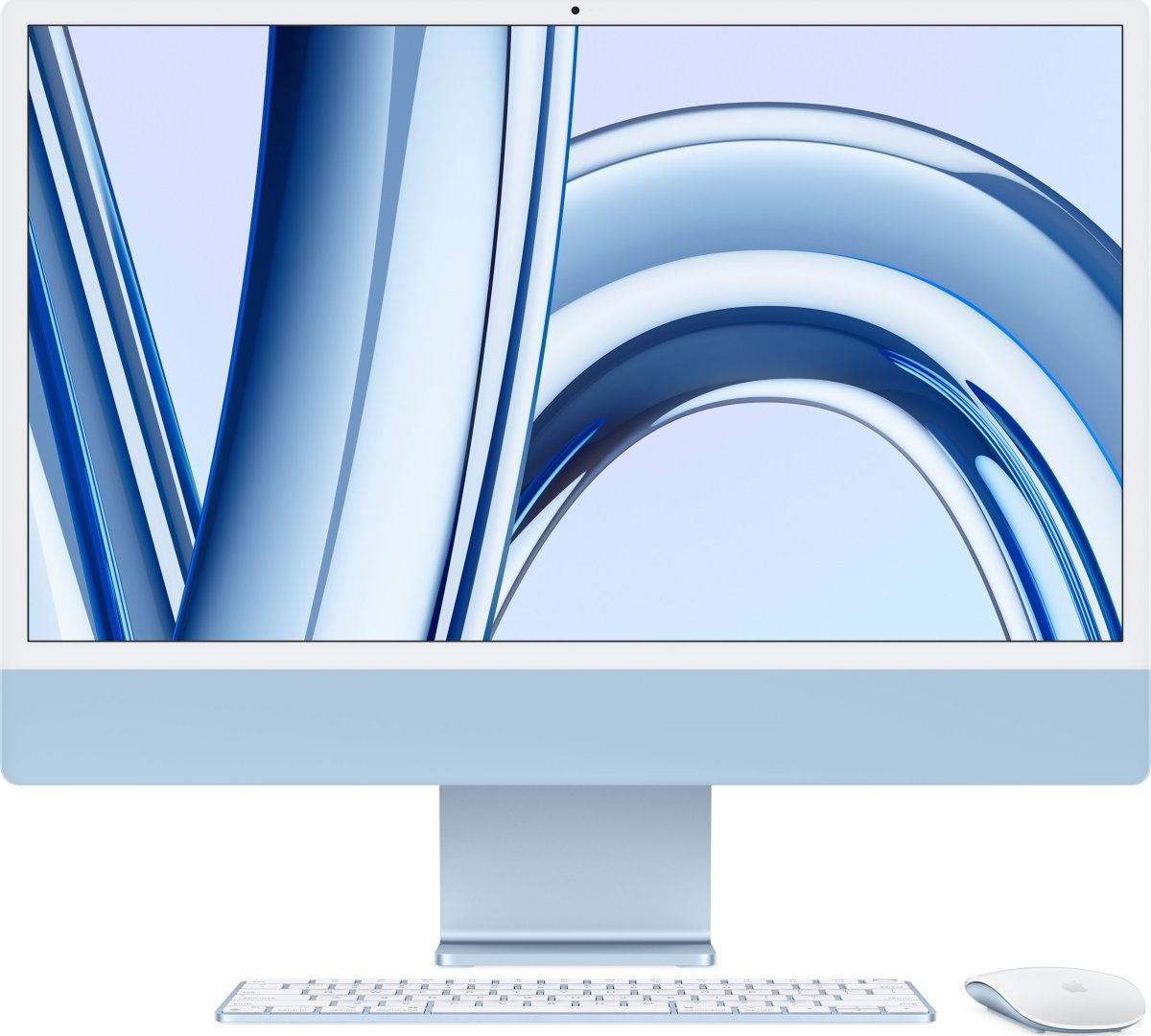 Apple iMac M3 24”, 256 GB, 8 CPU, 10 GPU, blå