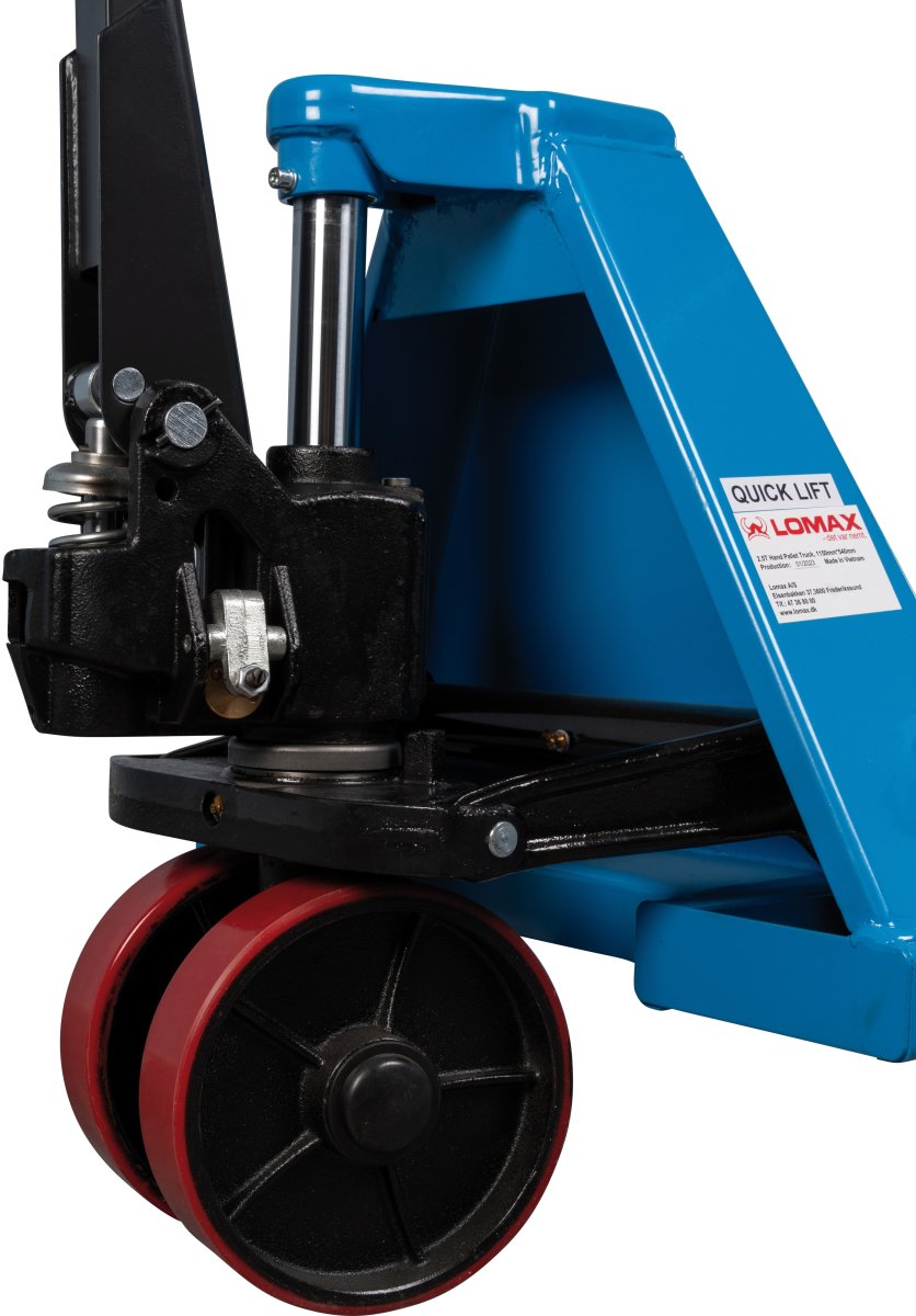 Palleløfter 2.5 TAC, boggie, PU, quicklift