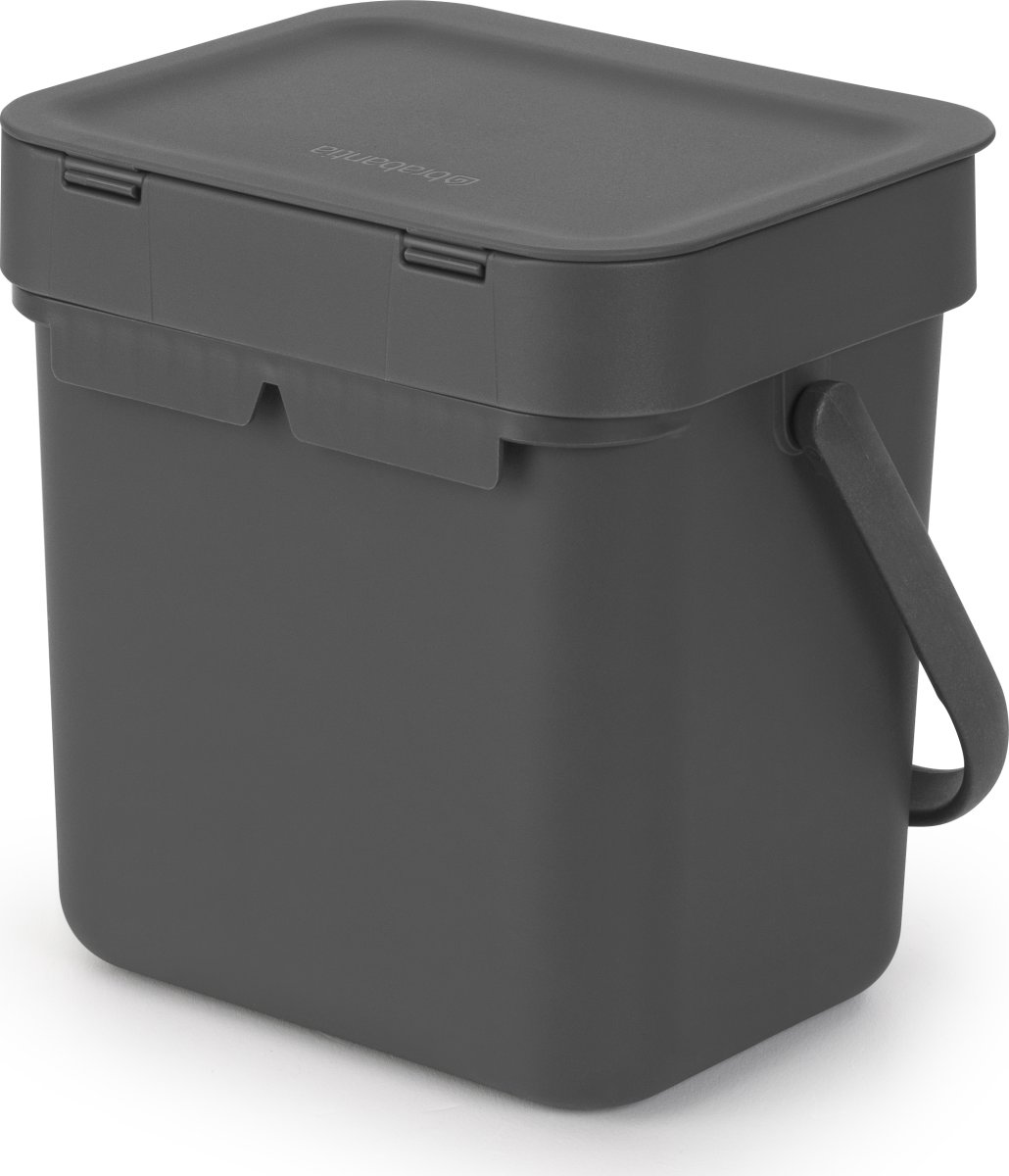 Brabantia Sort&Go, Sortering, 3 L, grå